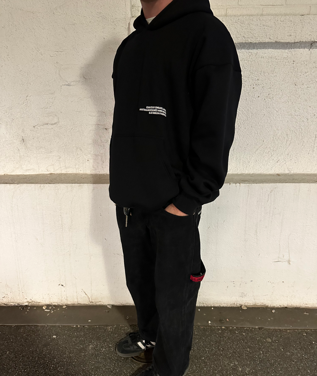 Box hoodie - Black