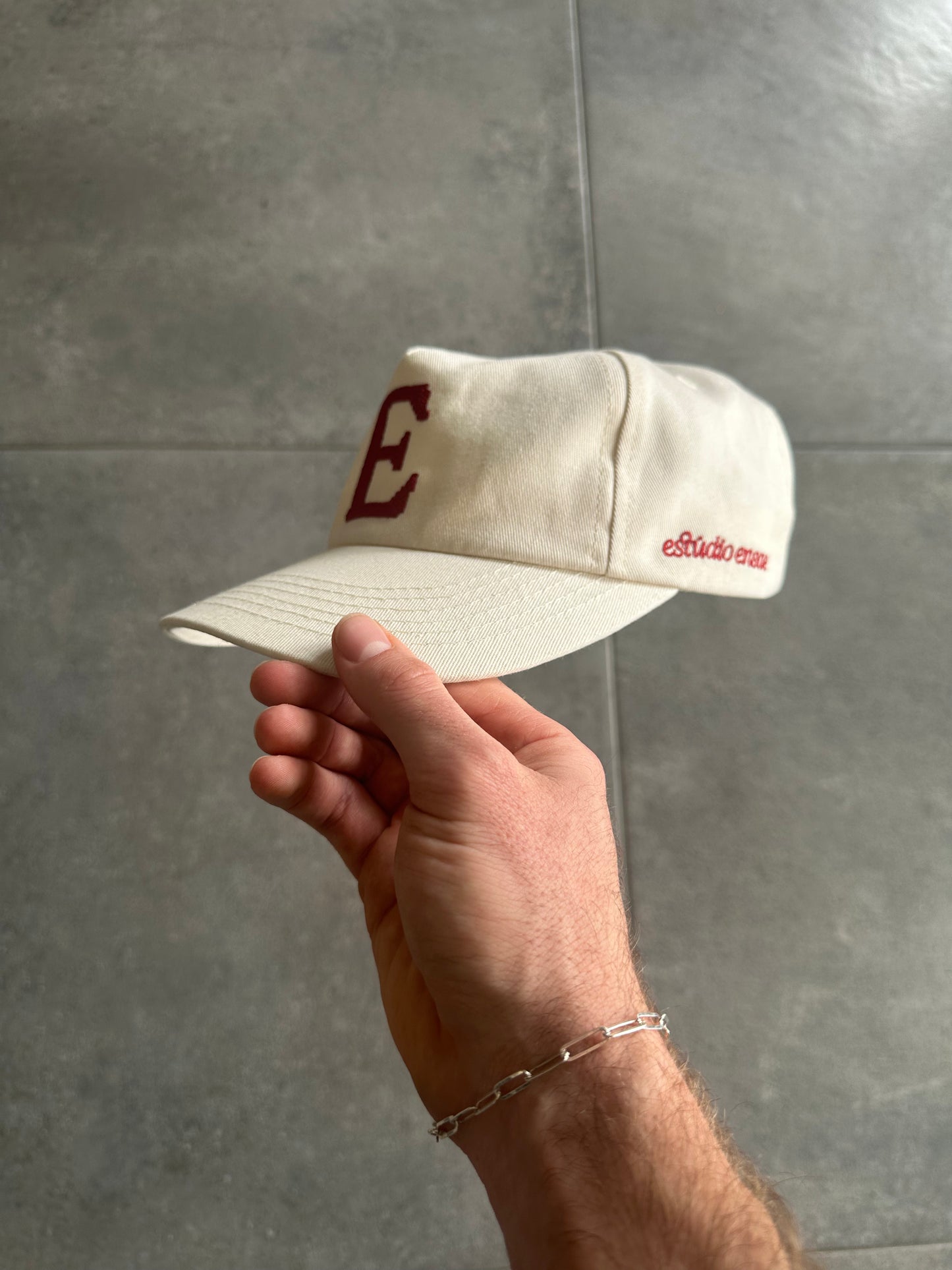 Pixel Letter Hat - Off White