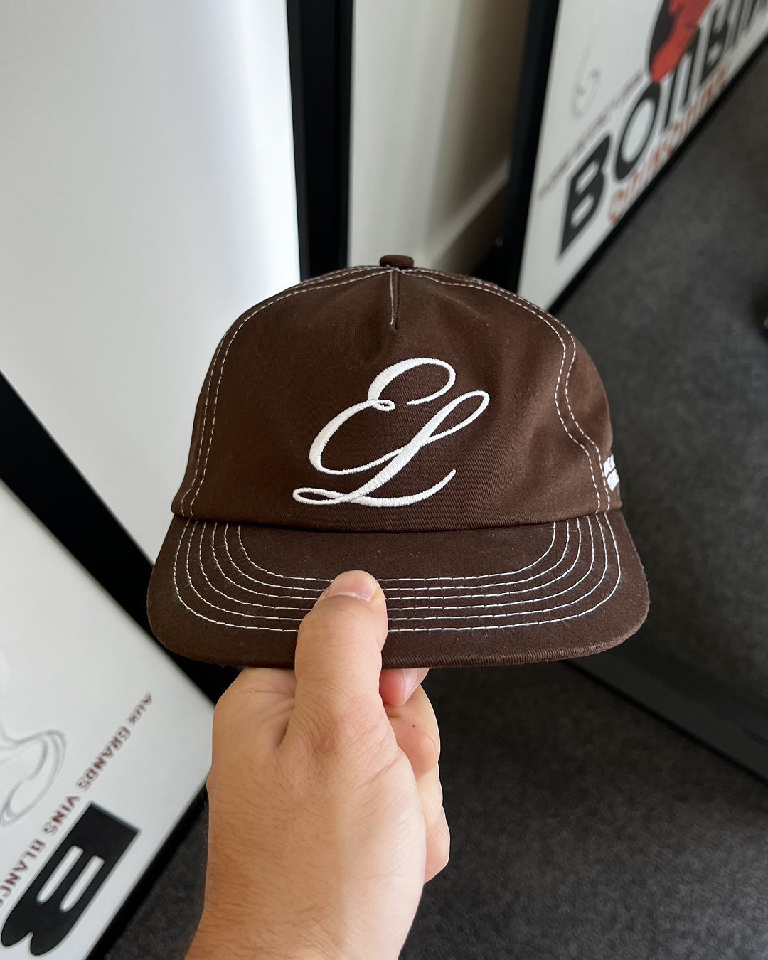 Script Cap | Brown